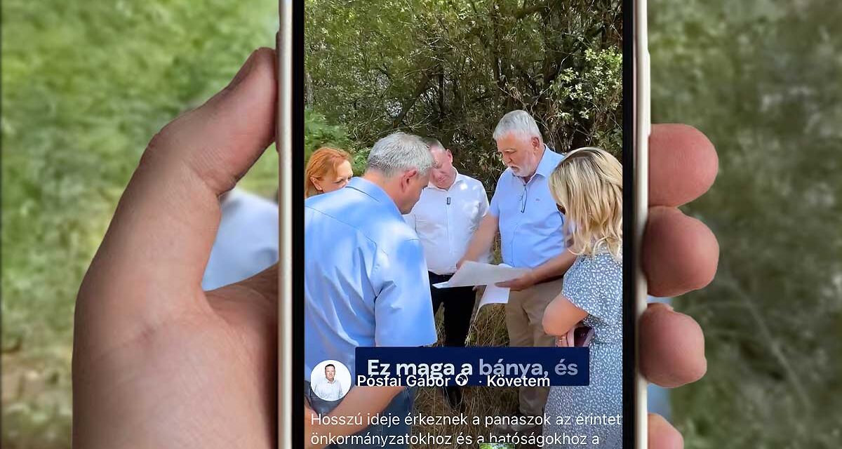 Elég volt a folyton füstölő illegális szemétből Pátyon – Pósfai Gábor belügyminiszter helyszíni szemlét tartott a sokat kritizált hulladéklerakónál