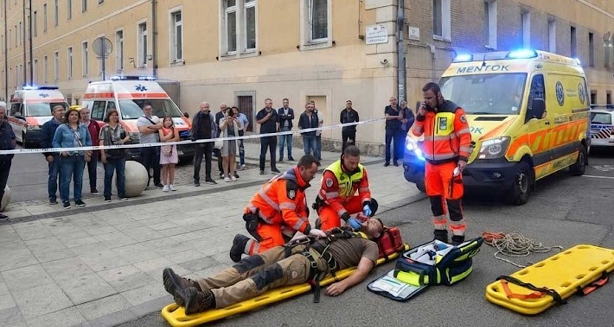 Tragédia a Blahánál: leesett és meghalt a Szent Rókus kórház felújítása közben egy munkás
