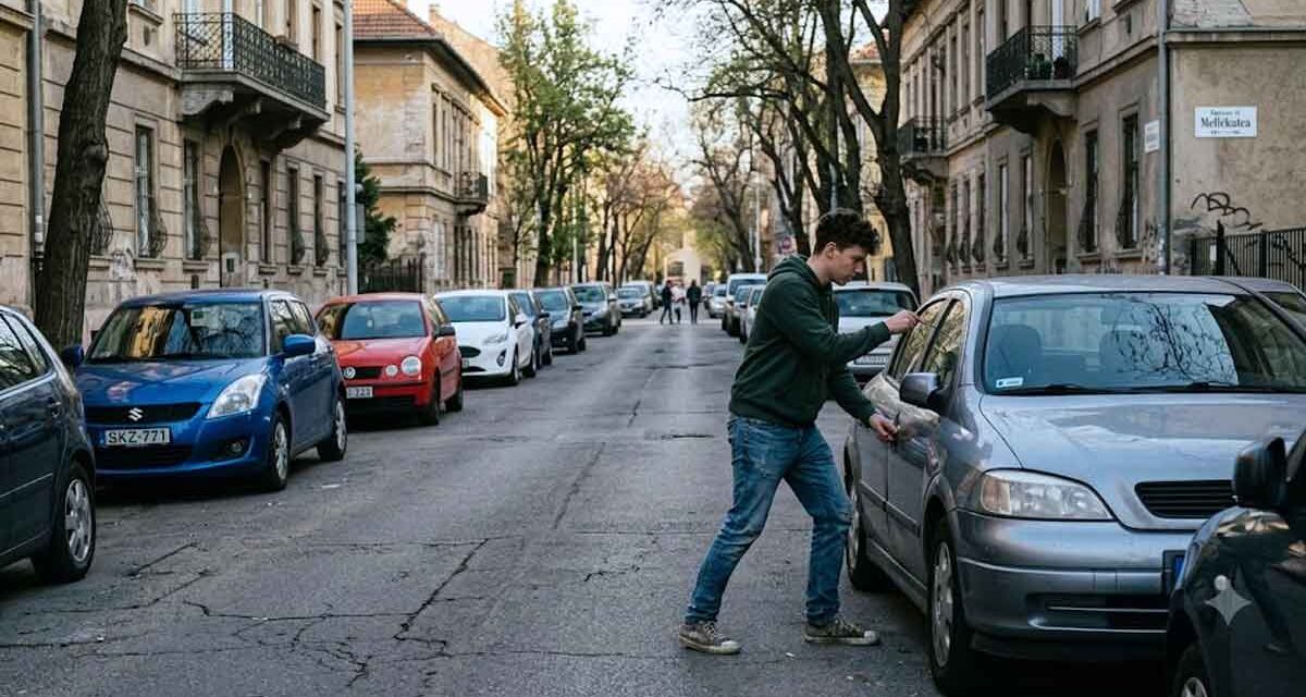Végigpróbálta a parkoló kocsik ajtóit a zuglói tolvaj, meglepően sokat tudott így lopni a 19 éves srác