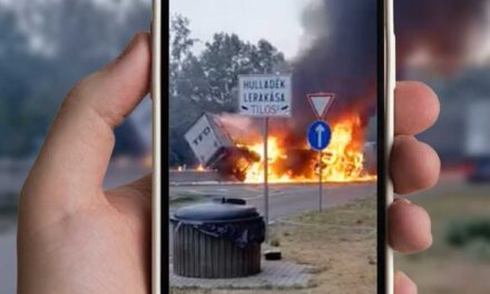  „Hol van apa?” – ezt kérdezte anyjától a kómából felébredt 13 éves kisfiú, akinek apja halálra égett Gödöllőnél kigyulladt kamionban
