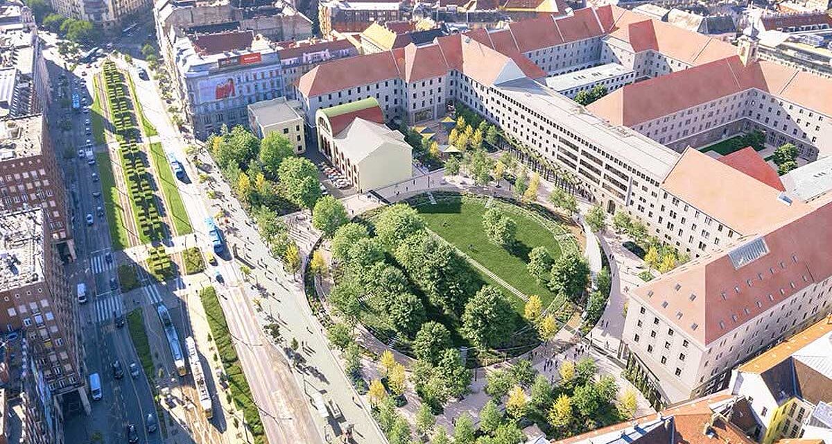 Zöld jelzést kapott a belvárosi oázis: Parkoló helyett végre valódi park épül a Városháza mellett