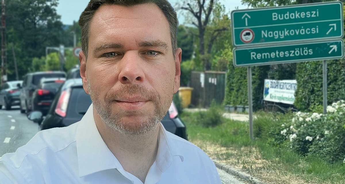 Nagyon rossz hírt mondott a Budakeszi úton autózóknak Vitézy Dávid közlekedési miniszter