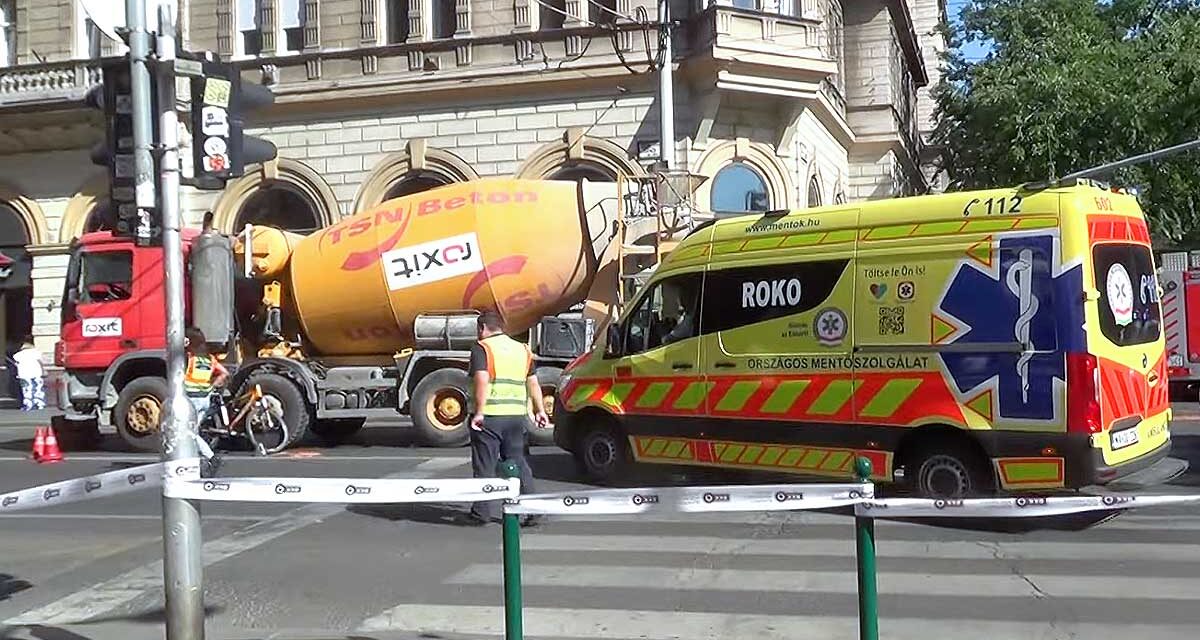 Volt behajtási engedélye annak a betonkeverőnek, amely a Király utcánál halálra gázolta a 23 éves lányt