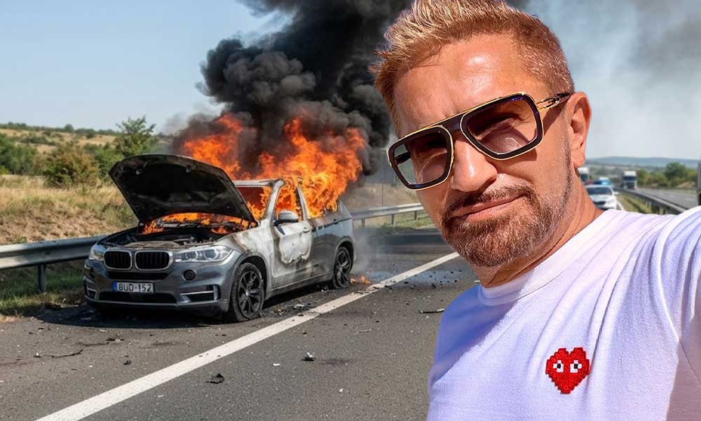 Kiégett az autópályán Jákob Zoli luxus BMW-je, a milliárdos vállalkozó elmondta, mi történt ezután