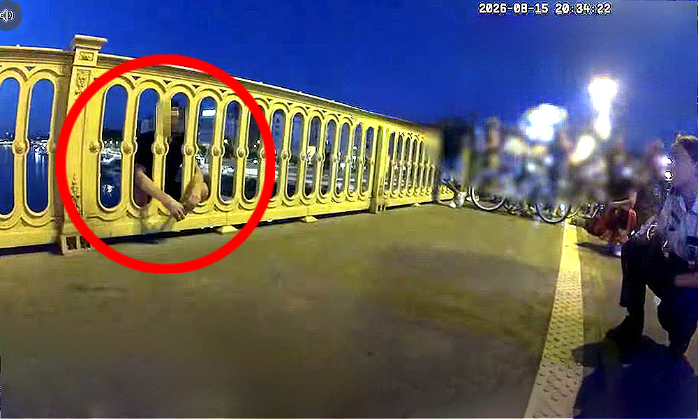 “A rendőrök több mint fél órán keresztül beszéltek vele” – hős őrmesterek mentették meg egy férfi életét a Margit hídon