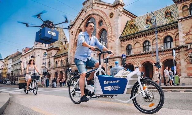 Teljesen átalakul a budapesti áruszállítás: Drónok, teherbicikli-flotta, új behajtási díjak, digitális rakodóhelyek lesznek nemsokára a belvárosban