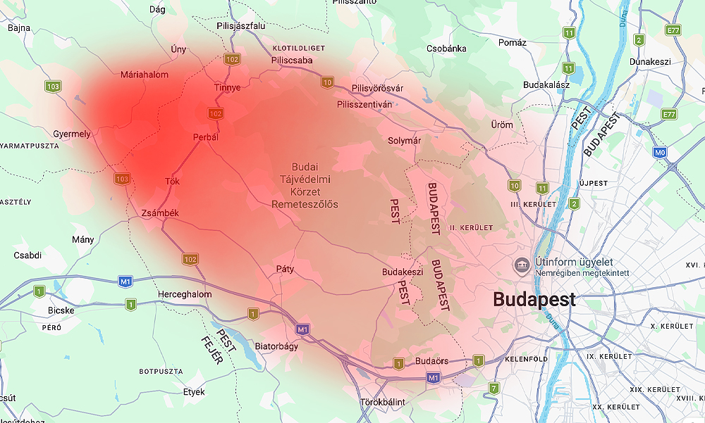 Itt a bűztérkép – Újra trágyaszag érkezik Budapestre és környékére – Itt a pontos menetrend, hol, mikor várható a bűzhullám