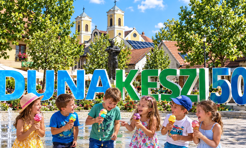 Dunakeszi saját fagylaltot kapott a jubileumi évre, azonban van egy furcsa csavar az egészben