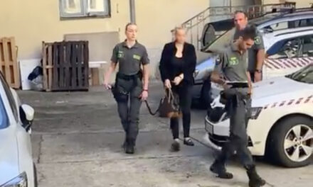 Vezetőszáron vitték Fásy Ádám feleségét a kecskeméti bíróságra az NKA pénzek miatt – videó a cikkben