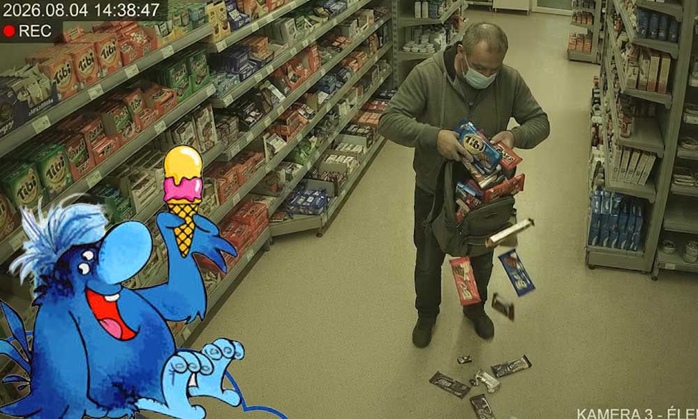 Gombóc Artúrnak érezhette magát a fóti csokitolvaj: Százhatvan tábla édességgel lépett meg a boltból