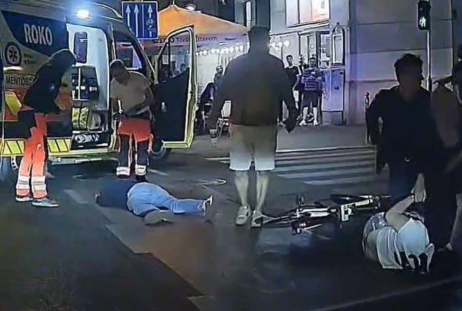 Ájultra vertek egy járókelőt a Vígszínházzal szemközti Szeráj étteremnél – videó a támadásról
