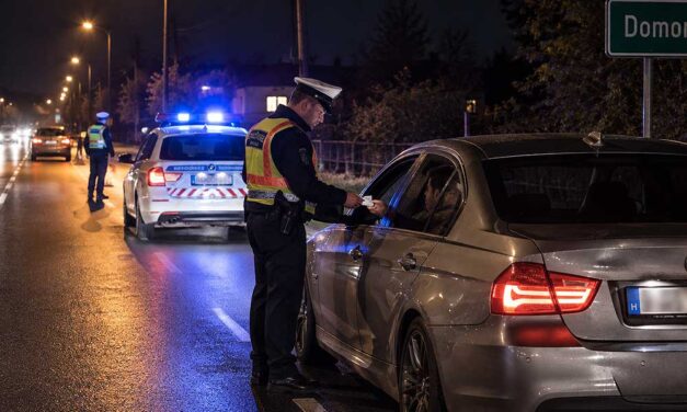 A lejárt műszaki miatt állították meg az autót a gödöllői rendőrök, amikor a sofőr lehúzta az ablakot, tudták, hogy baj van